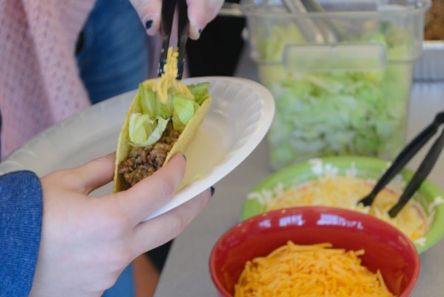 Taco Party a hit with the freshmen
