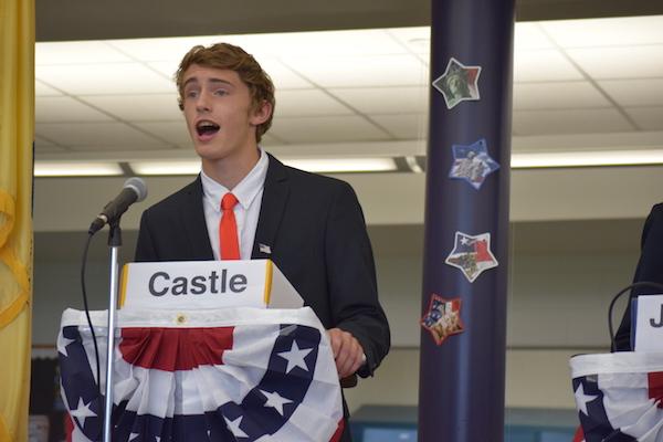 Matthew Avena represented The Constitutional Partys, Darryl Castle in Fridays debate. 