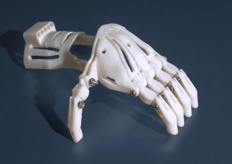 Four CHS students worked to create a prosthetic like the one pictured above.