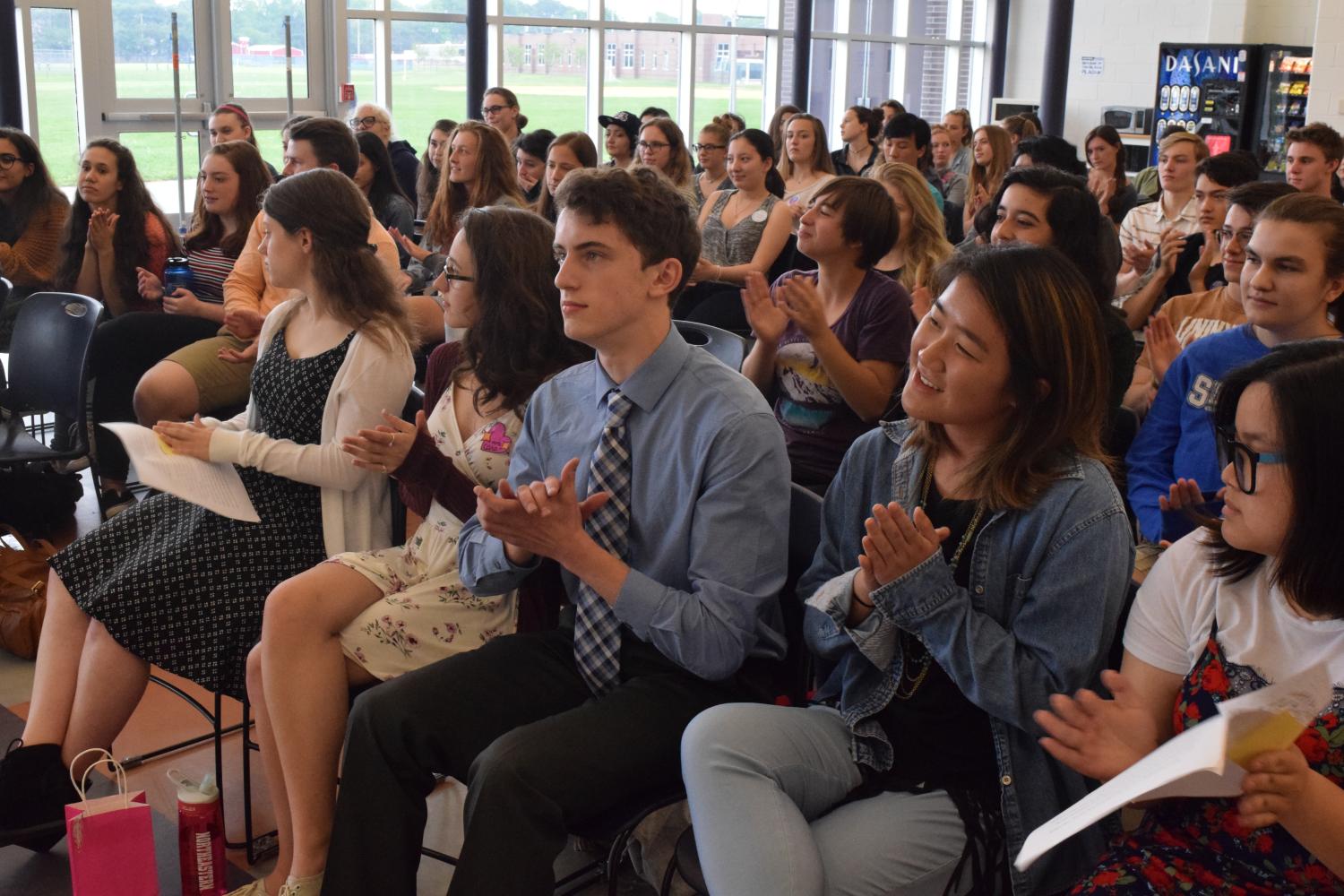 The Class of 2018 listened to speeches from ten candidates for class council on Monday.