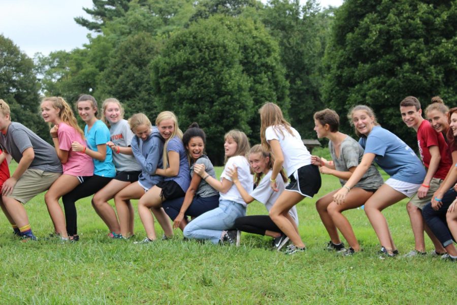 The Class of 2022 bonded through a variety of games and activities on Friday.