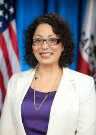 Cristina Garcia serves on the California State Assembly and advocates for the elimination of the tampon tax.