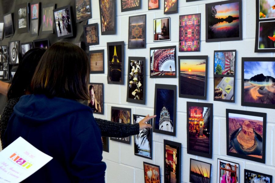CHS students have many opportunities to express their artistic creativity, such as at the annual NAHS art show.