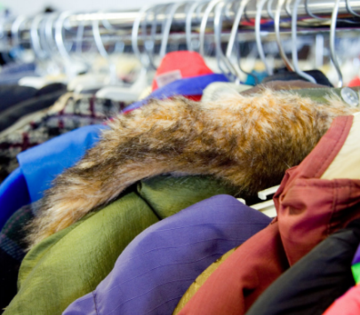 Thrift stores such as the Kitty Hawk in North Carolina are low-
cost alternatives to buying fast fashion.