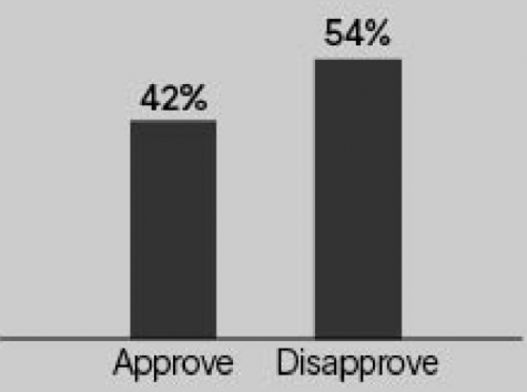 Data from an NBC News poll of President Joe Biden’s approval
rating on Oct. 31, 2021.