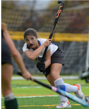 Senior Anne Kopec of Oceanport led the Shore Regional field hockey
team as one of the team captains this season. Kopec will play Division II
field hockey for Pace University beginning in the Fall of 2023.