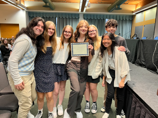 A collection of The Inkblot’s editors and writers attended the Garden State Scholastic Press Association’s Fall Press Day on Oct. 30. The Inkblot received first place for Overall Print Excellence.
