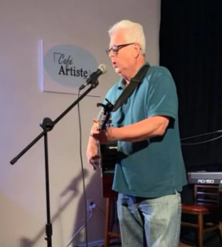 Daniel Browning performing at Cafe Artiste in Ocean Grove, New Jersey. Browning had a strong
passion for music and performing.