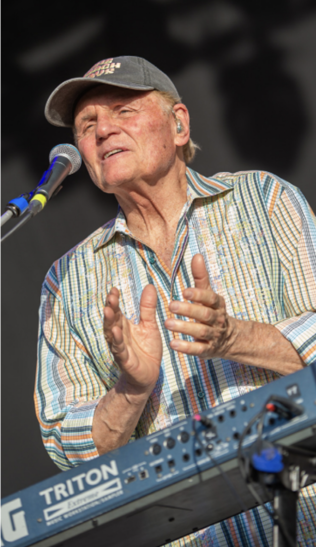 Bruce Johnston performing at a Beach Boys concert in 2019. “2019 The Beach Boys - by 2eight - DSC4883” by Stefan Brending (2eight) is licensed under CC BY-
SA 3.0.