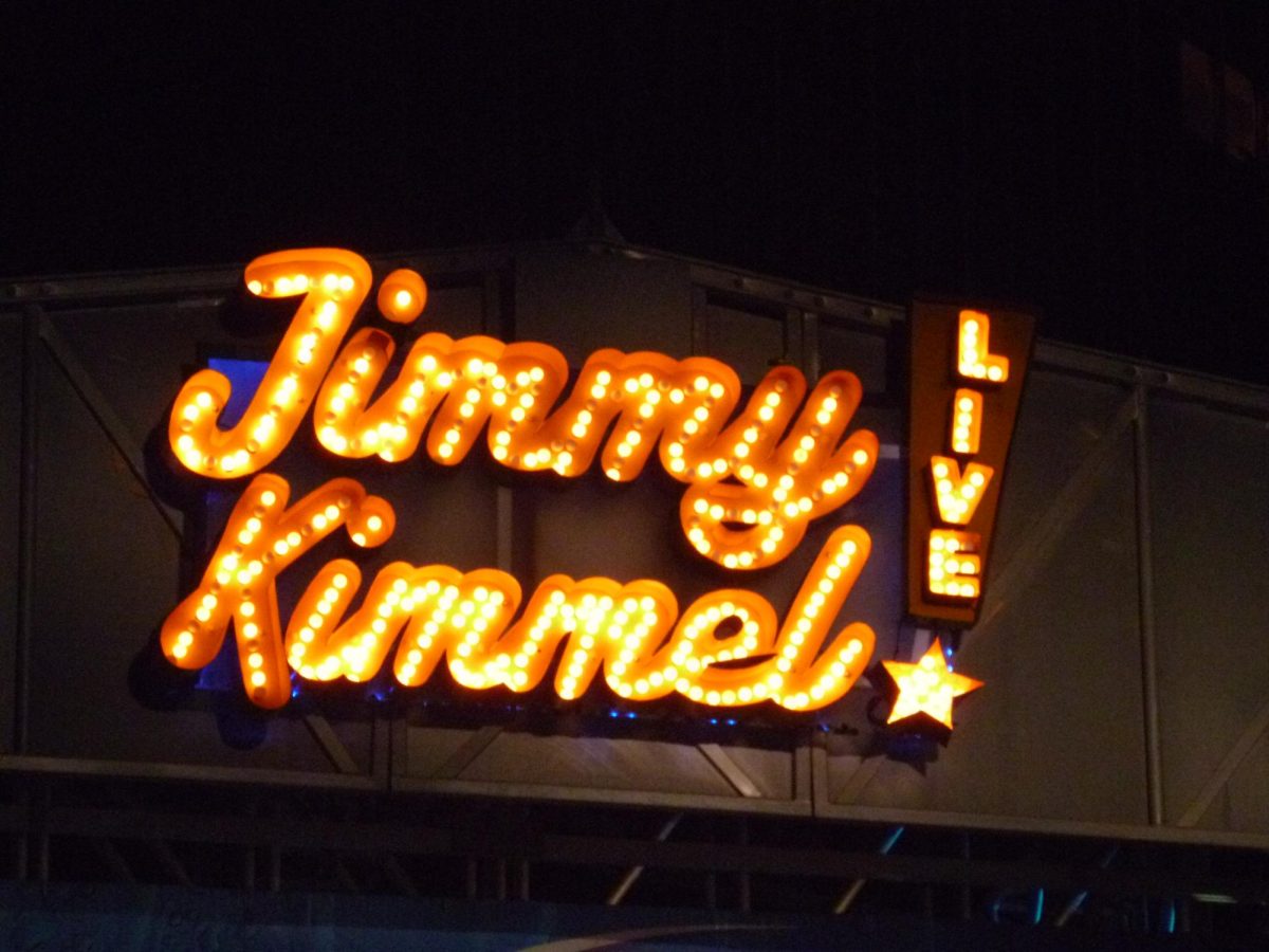 PHOTO OBTAINED FROM OPENVERSE THROUGH CREATIVE COMMONS. “Jimmy Kimmel Live!” was suspended by Disney and later renewed on Sept. 22, 2025.”“Jimmy Kimmel Live stage” by Neon Tommy is licensed under CC BY-SA 2.0.