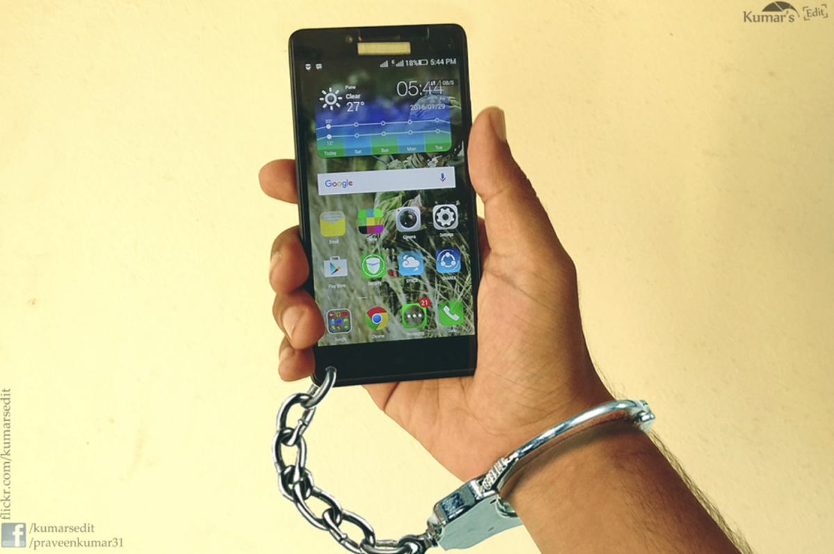 Many teens struggle with phone addiction. 