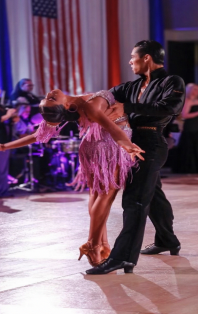 BLOT PHOTO COURTESY OF ABIGAIL
GEKKER.

Junior Abigail Gekker dances with Dylan Freedman on
July 5.